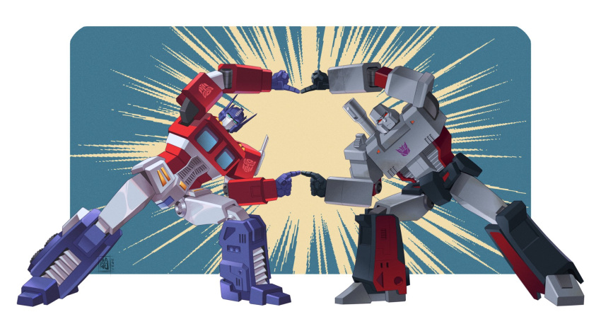 2boys, autobot, blue_eyes, confused, decepticon, dragon_ball, finger_touching, fusion_dance