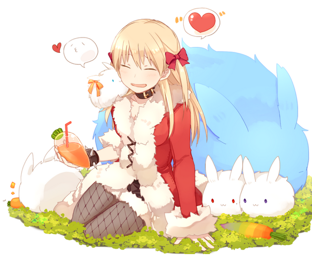 1girl, :3, animal_on_shoulder, bangs, belt_collar, black_shorts, blonde_hair, blush