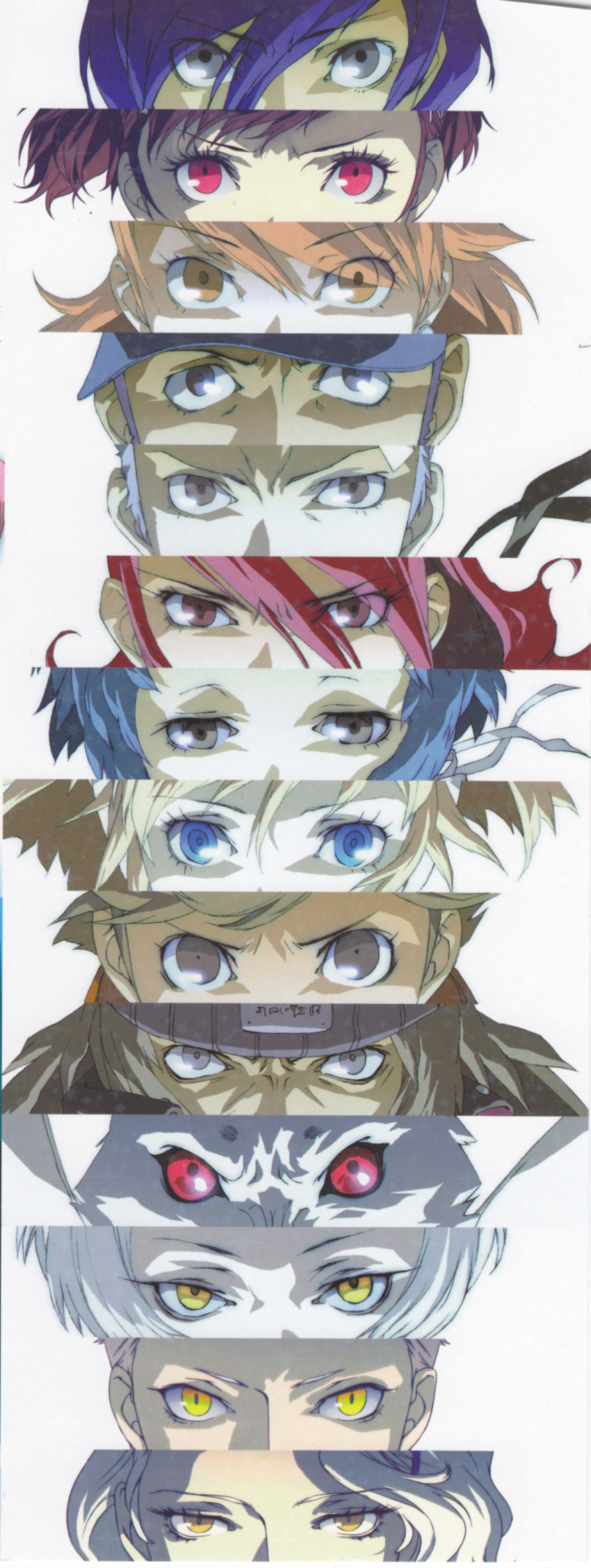 aegis, amada_ken, aragaki_shinjirou, arisato_minato, brown_eyes, column_lineup, elizabeth, elizabeth_(persona)