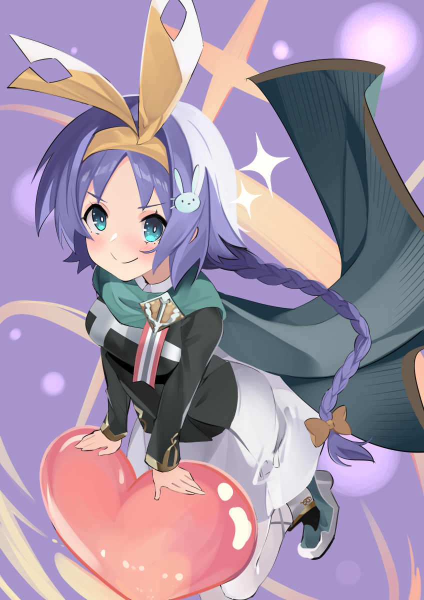 1girl, animal_ears, ann_(ann58533111), aqua_eyes, azur_lane, blush, braid, braided_ponytail