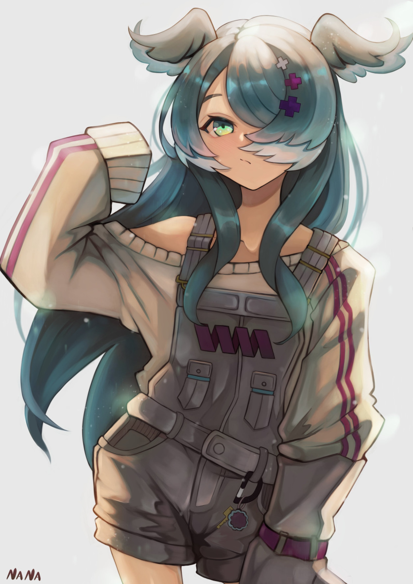1girl, absurdres, animal_ears, blue_eyes, blue_hair, dragon_ears, dragon_girl, elira_pendora