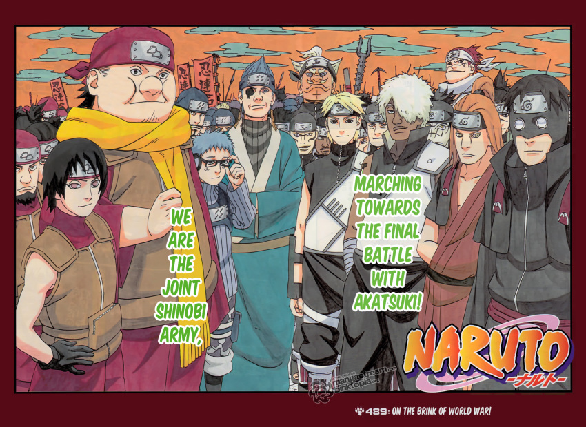 aburame_torune, akatsuchi, ao_(naruto), c_(naruto), choujuurou_(naruto), darui_(naruto), fuu_(naruto), hard_translated, kurotsuchi_(naruto), naruto, official_art, translated