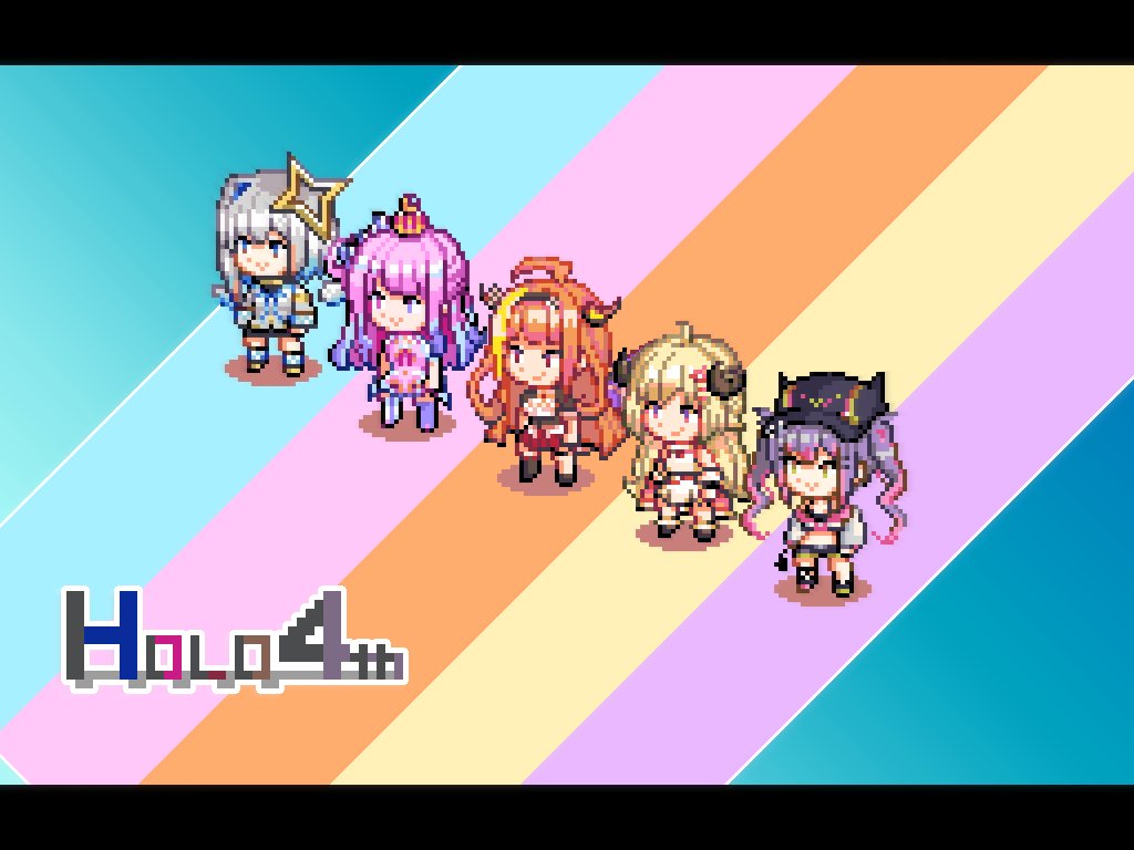 5girls, ahoge, amane_kanata, angel, angel_wings, animal_ears, armband, bare_shoulders