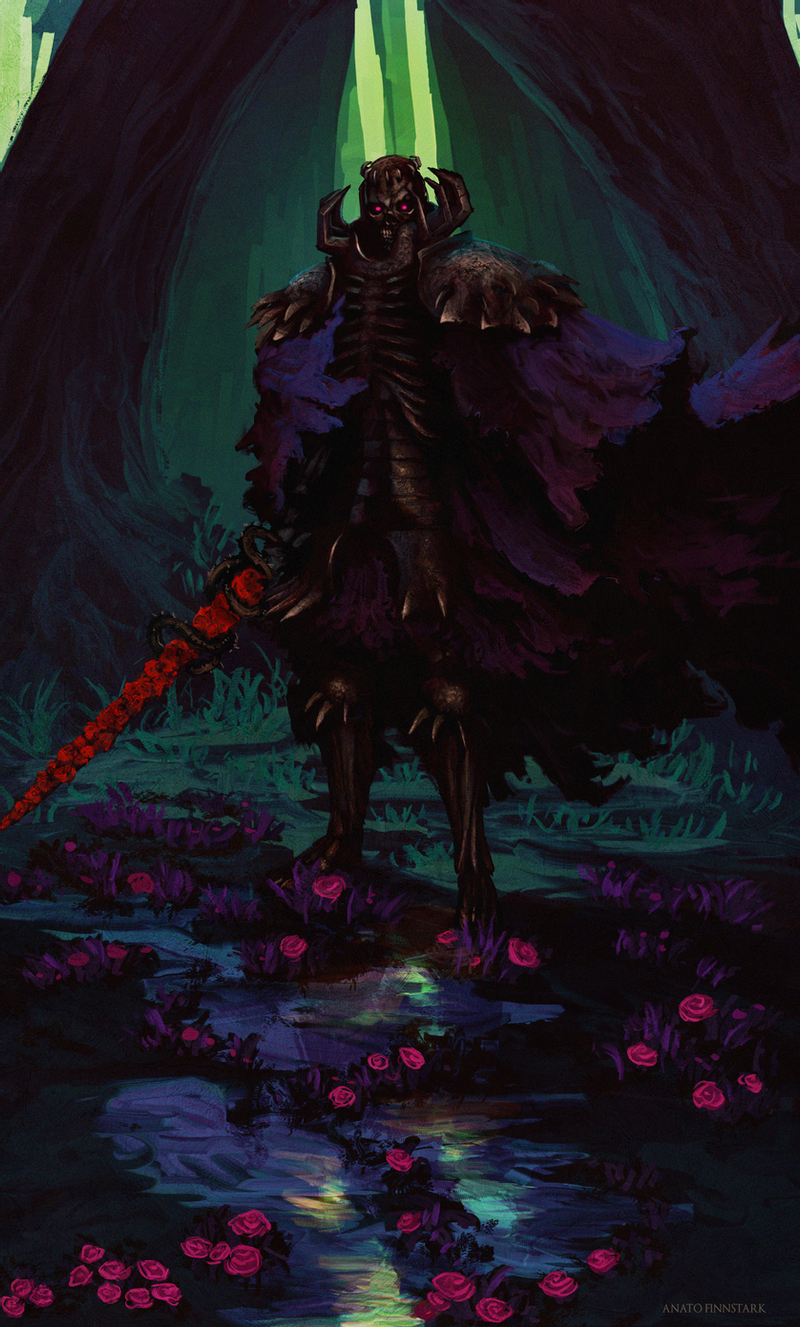 1boy, anato_finnstark, berserk, cape, flower, highres, holding, holding_sword
