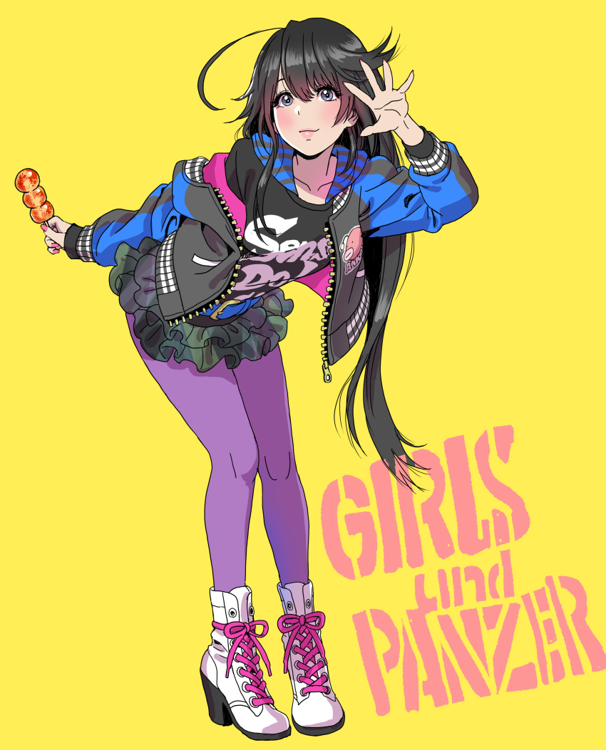 1girl, absurdres, ahoge, anglerfish, ankle_boots, bangs, belt, black_eyes