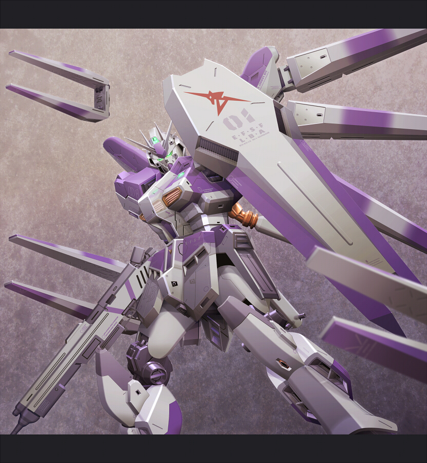 char's_counterattack, char's_counterattack_-_beltorchika's_children, char's_counterattack, char's_counterattack_-_beltorchika's_children, gun, gundam, hi-nu_gundam, reigan, shield, solo, weapon