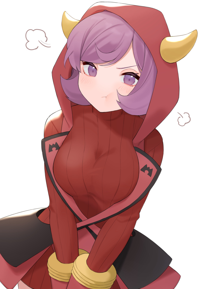 1girl, :t, =3, bangs, blush, breasts, closed_mouth, commentary_request