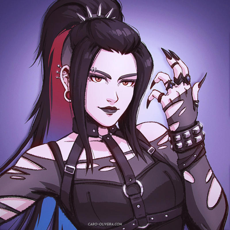 1girl, alternate_hairstyle, alternate_universe, avatar:_the_last_airbender, avatar_legends, azula, black_lips, black_nails
