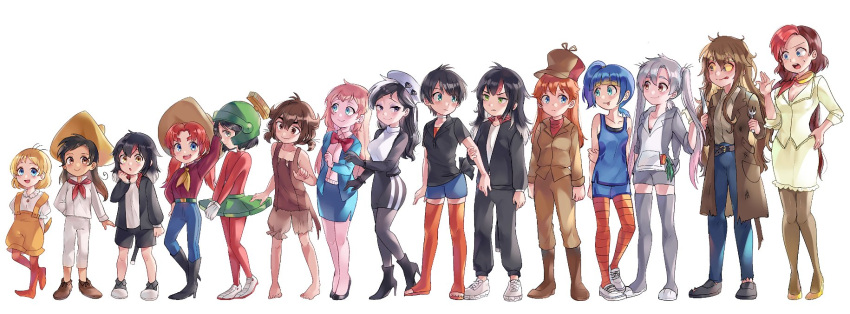 6+girls, bugs_bunny, commentary, cowboy_hat, daffy_duck, elmer_fudd, english_commentary, foghorn_leghorn
