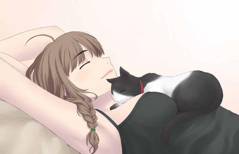 brown_hair, cat, kimi_kiss, mizusawa_mao, sinsan