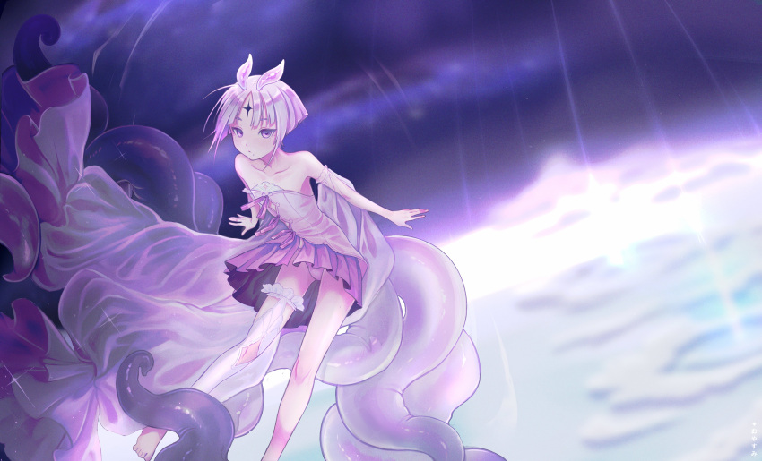 1other, absurdres, androgynous, asteroid, asymmetrical_legwear, chiseoyasumi, earth_(planet), facial_mark