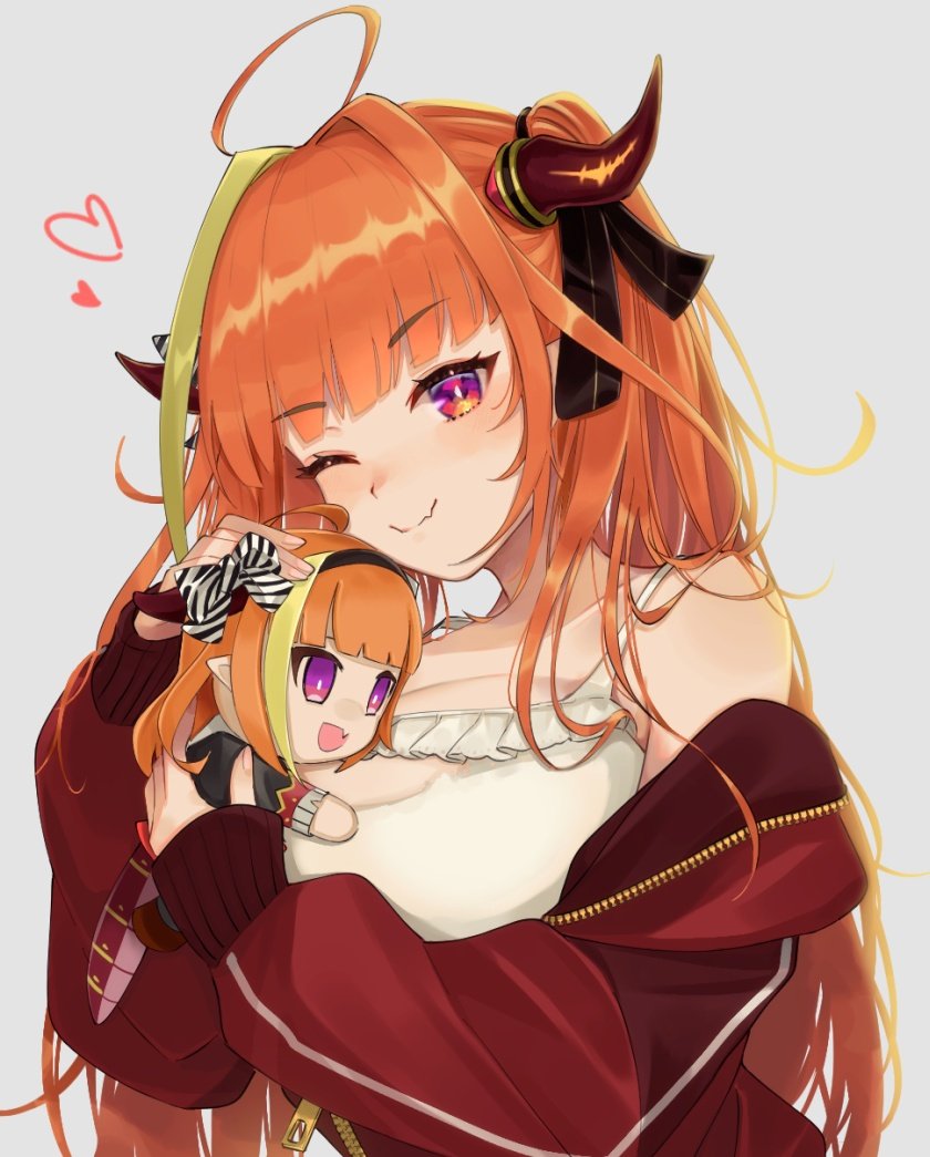 1girl, ahoge, bangs, bare_shoulders, black_ribbon, blonde_hair, blunt_bangs, blush