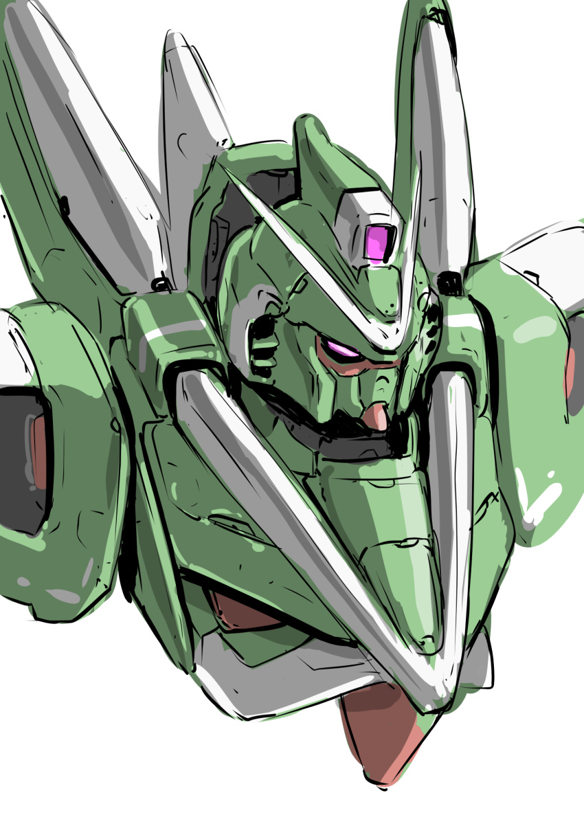 cropped_torso, crossbone_gundam, crossbone_gundam_ghost, fusion, gatakk, gundam, highres, looking_ahead