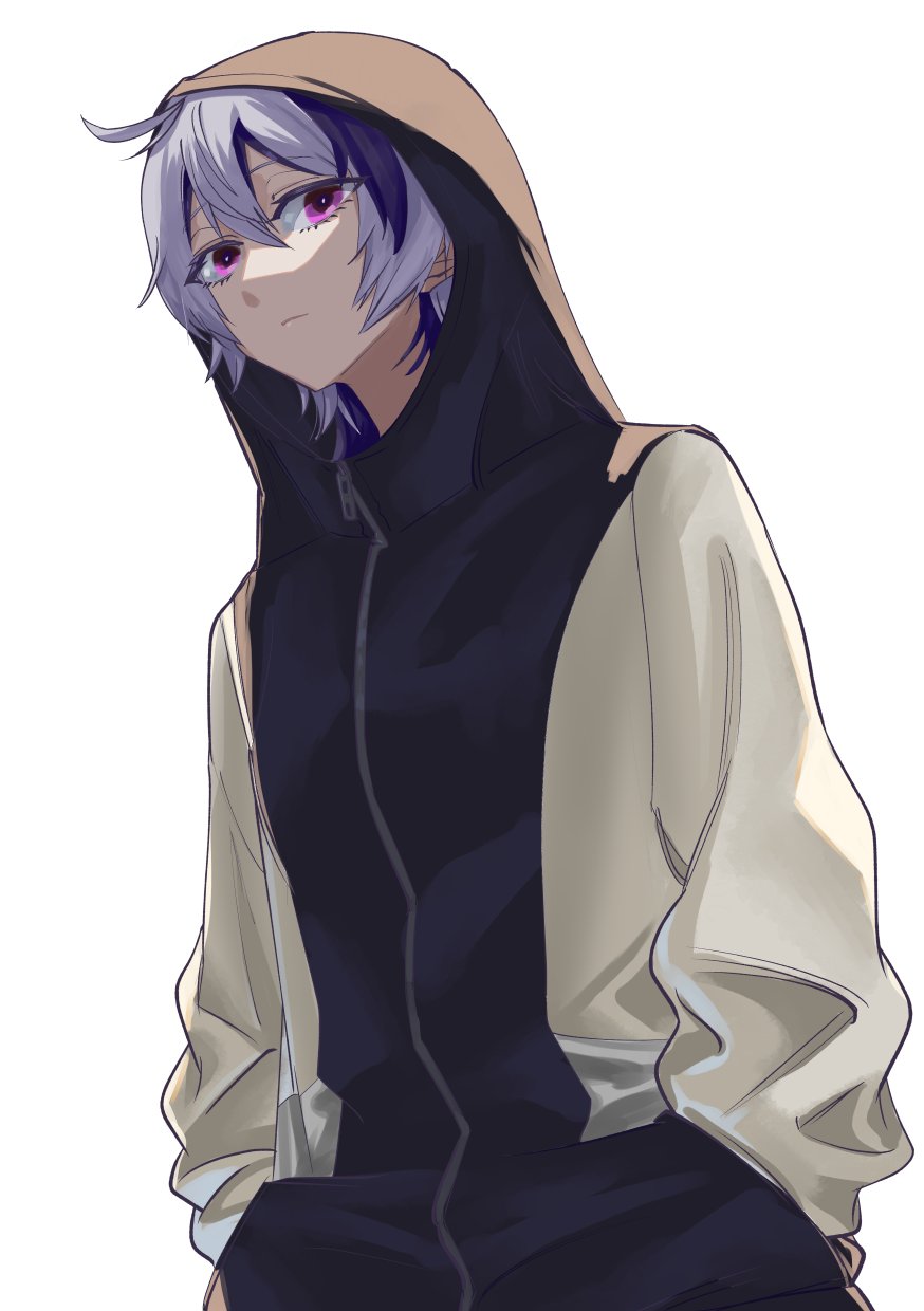 1girl, androgynous, backlighting, black_pants, danaka, flower_(vocaloid), flower_(vocaloid4), from_below