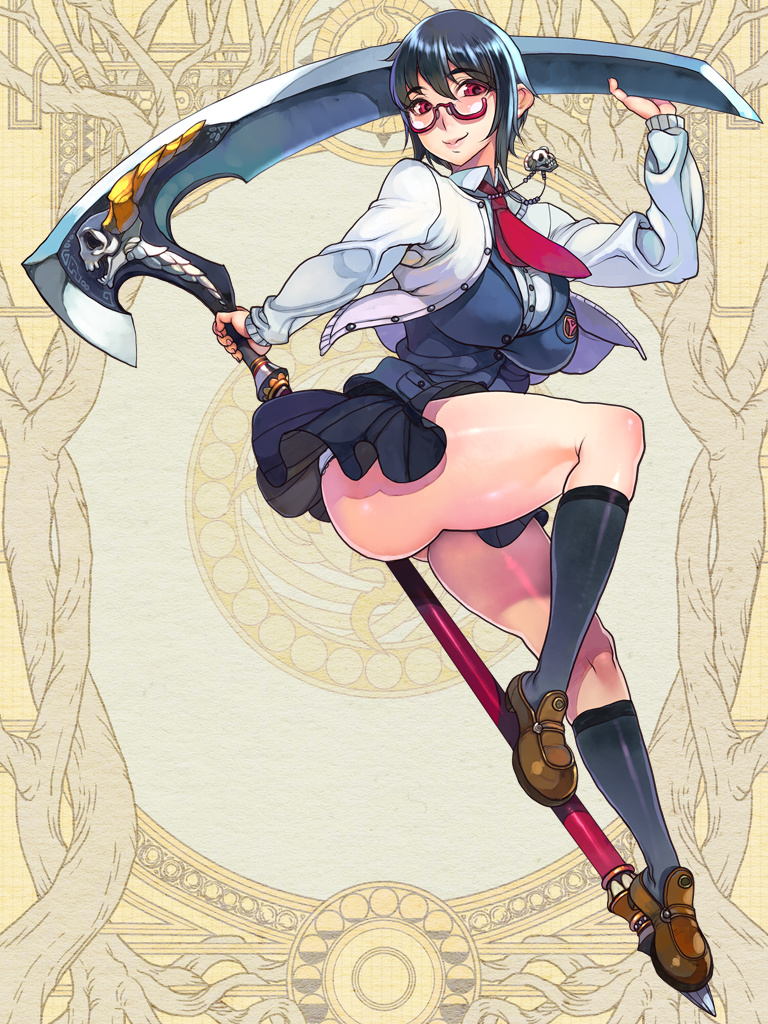 1girl, ass, bangs, black_hair, black_legwear, black_skirt, blazer, brown_footwear