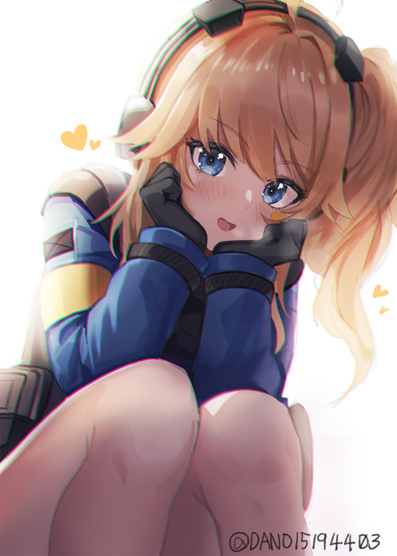 1girl, bangs, blonde_hair, blue_eyes, blue_jacket, blush, dano, eyebrows_visible_through_hair