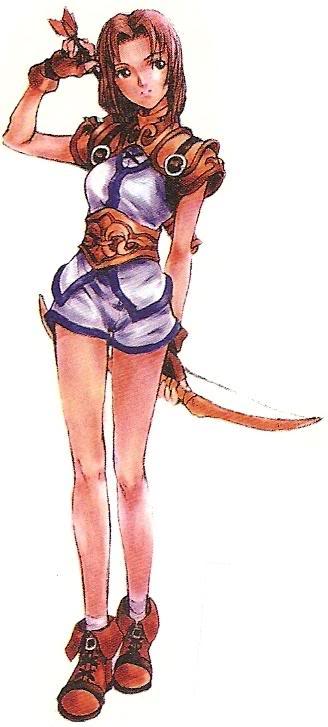 arrow, bow_(weapon), breasts, brown_eyes, brown_hair, garters, gloves, kneecaps
