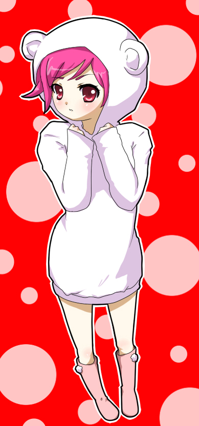 kumatora, mother_(game), mother_3, pikanchu, pink_hair, red_eyes