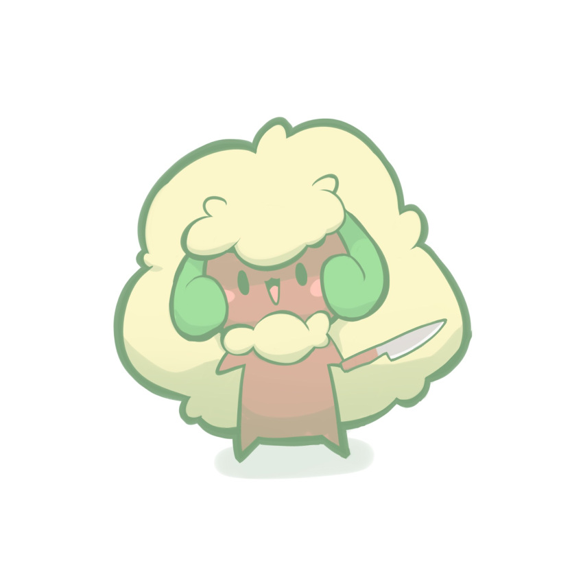 :3, bangs, big_hair, black_eyes, blonde_hair, blush, blush_stickers, commentary