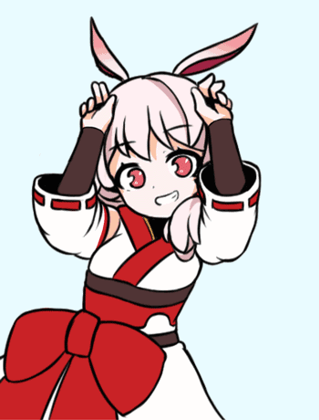 1girl, animal_ears, animated, animated_gif, bad_id, bad_pixiv_id, bangs, barefoot