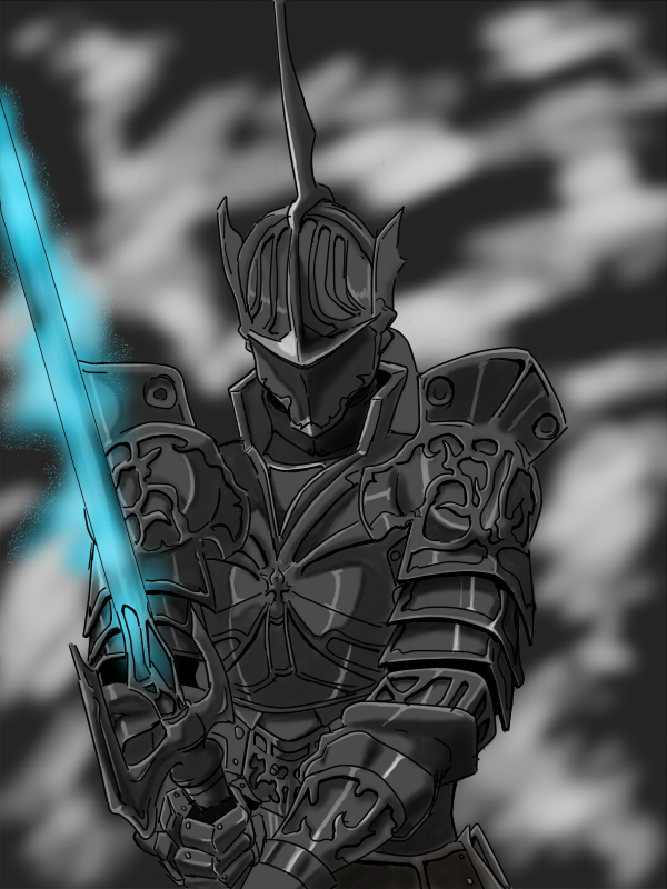 armor, demon's_souls, helmet, knight, penetrator, sword