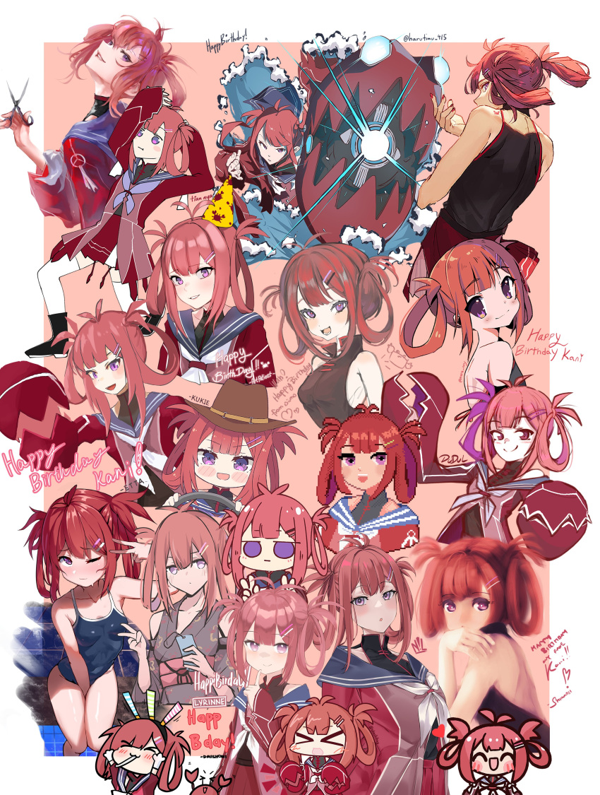 1girl, 2000s_(style), ^_^, absurdres, aka_shiba, arm_cannon, artpatient, atelier_live