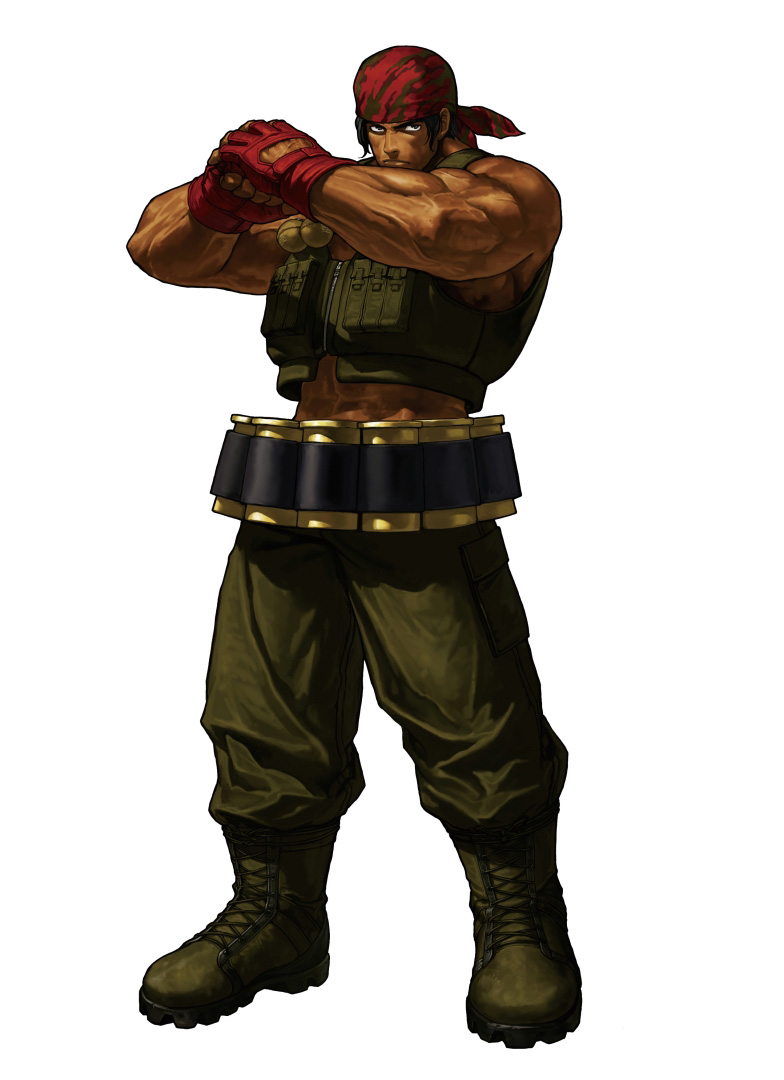eisuke_ogura, king_of_fighters_xiii, kof_13, male, official_art, ogura_eisuke, ralf_jones, snk