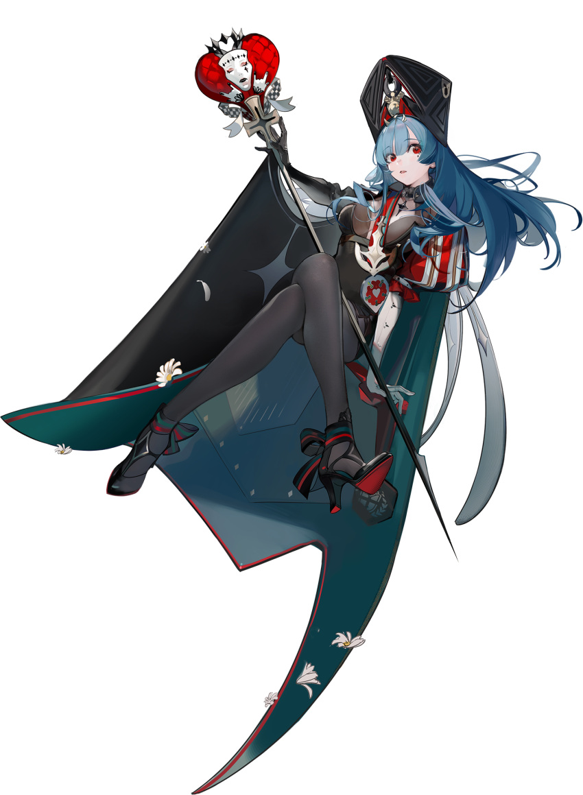1girl, ankle_bow, arm_support, azur_lane, bangs, black_legwear, blue_hair, bodystocking