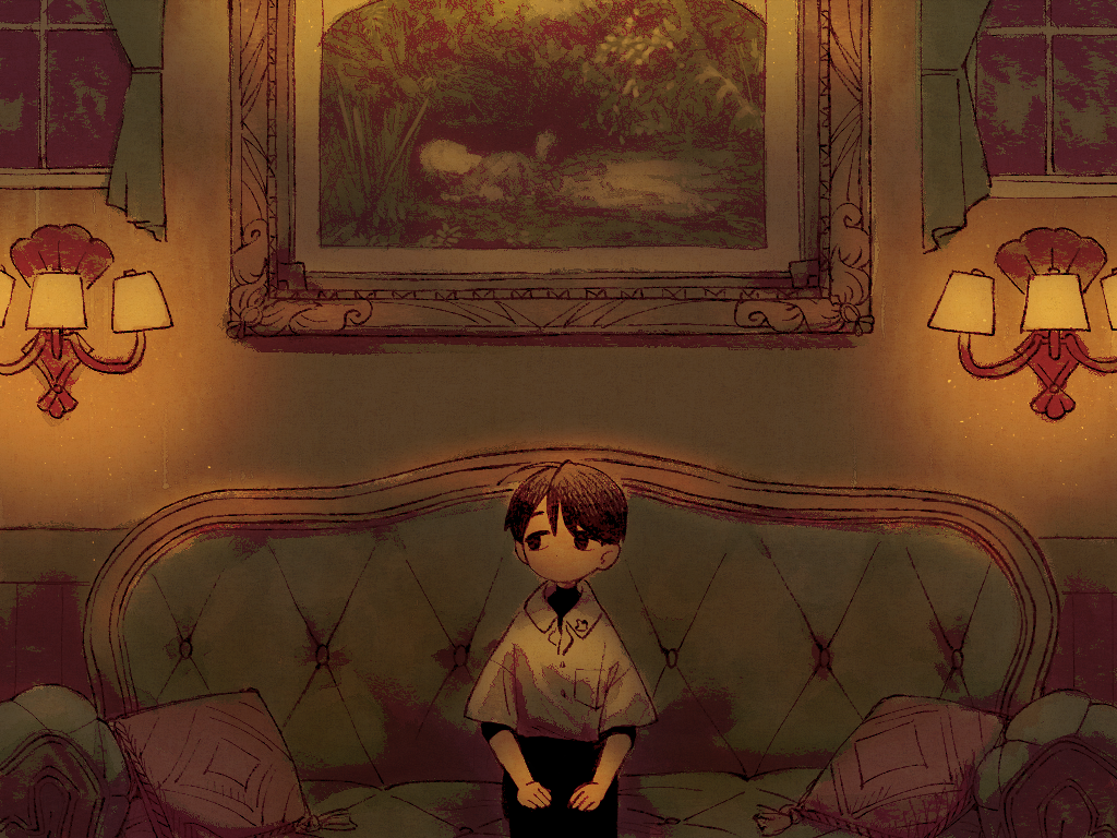 1boy, bangs, black_eyes, black_hair, breast_pocket, chabi_(amedama), character_request, collared_shirt