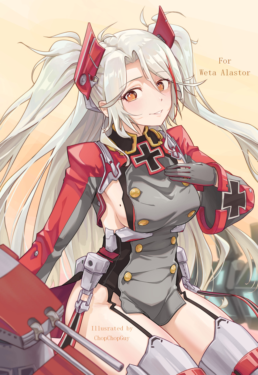 1girl, absurdres, artist_name, azur_lane, breasts, chopchopguy, commission, garter_straps
