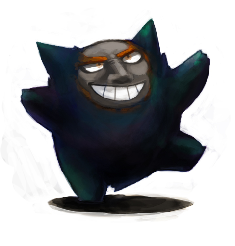 ganondorf, gengar, ghost, grin, happy, nintendo, pokemon, simple_background