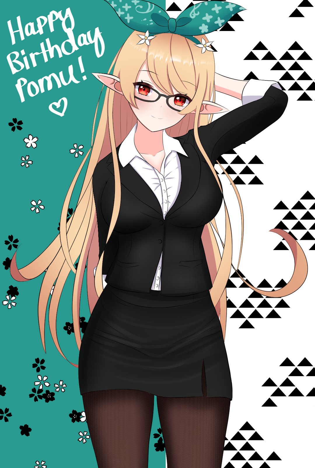 1girl, black_jacket, black_skirt, blush, breasts, brown_eyes, collarbone, collared_shirt