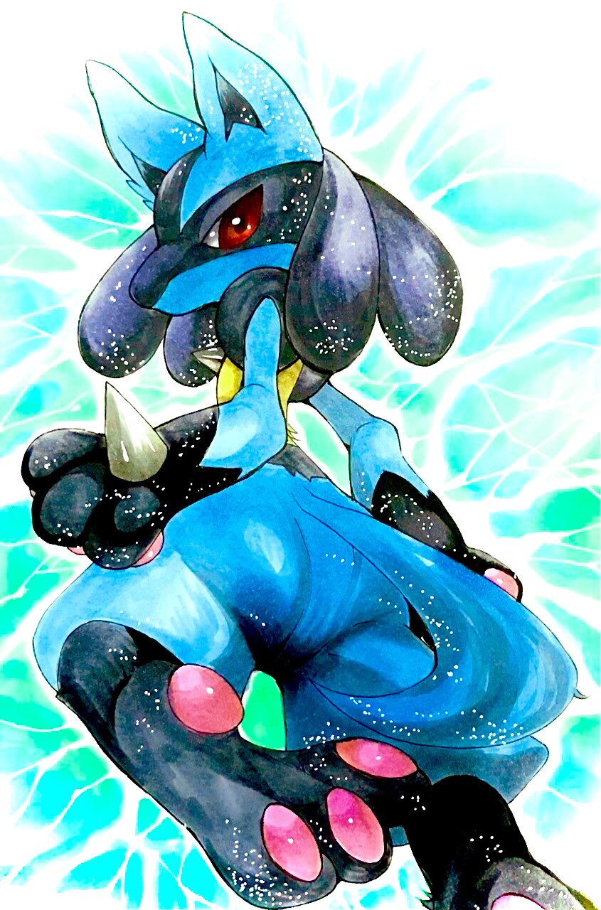 1boy, animal_ears, ass, black_fur, blue_background, blue_fur, blue_theme, body_fur