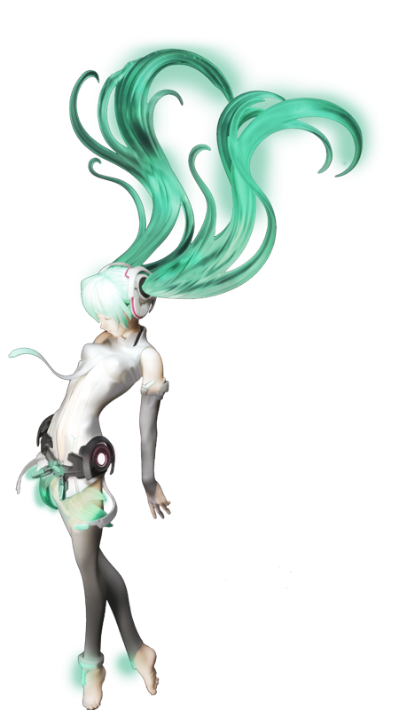 aqua_hair, asai_maki, asai_masaki, barefoot, closed_eyes, detached_sleeves, floating, hatsune_miku