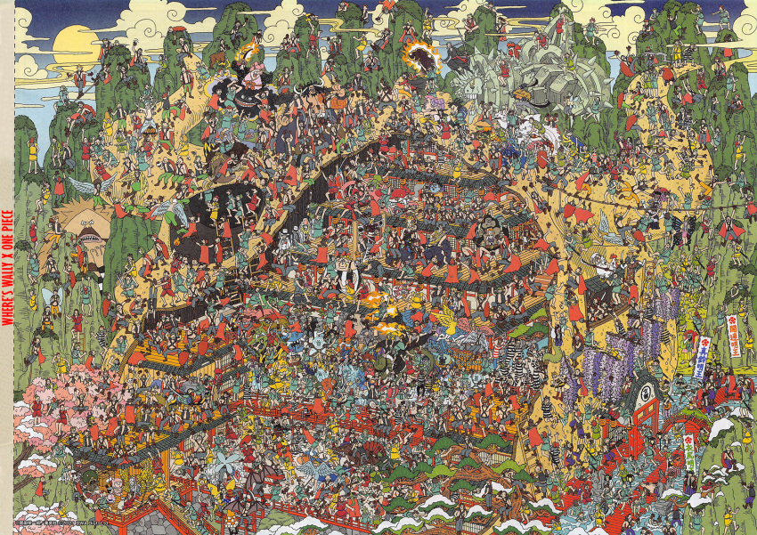 6+boys, 6+girls, absolutely_everyone, allosaurus, annotation_request, arachne, arthropod_girl, ashura_doji