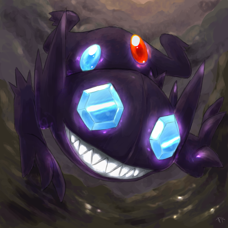 cave, crawling, gems, ghost, jewel, nintendo, pokemon, purple
