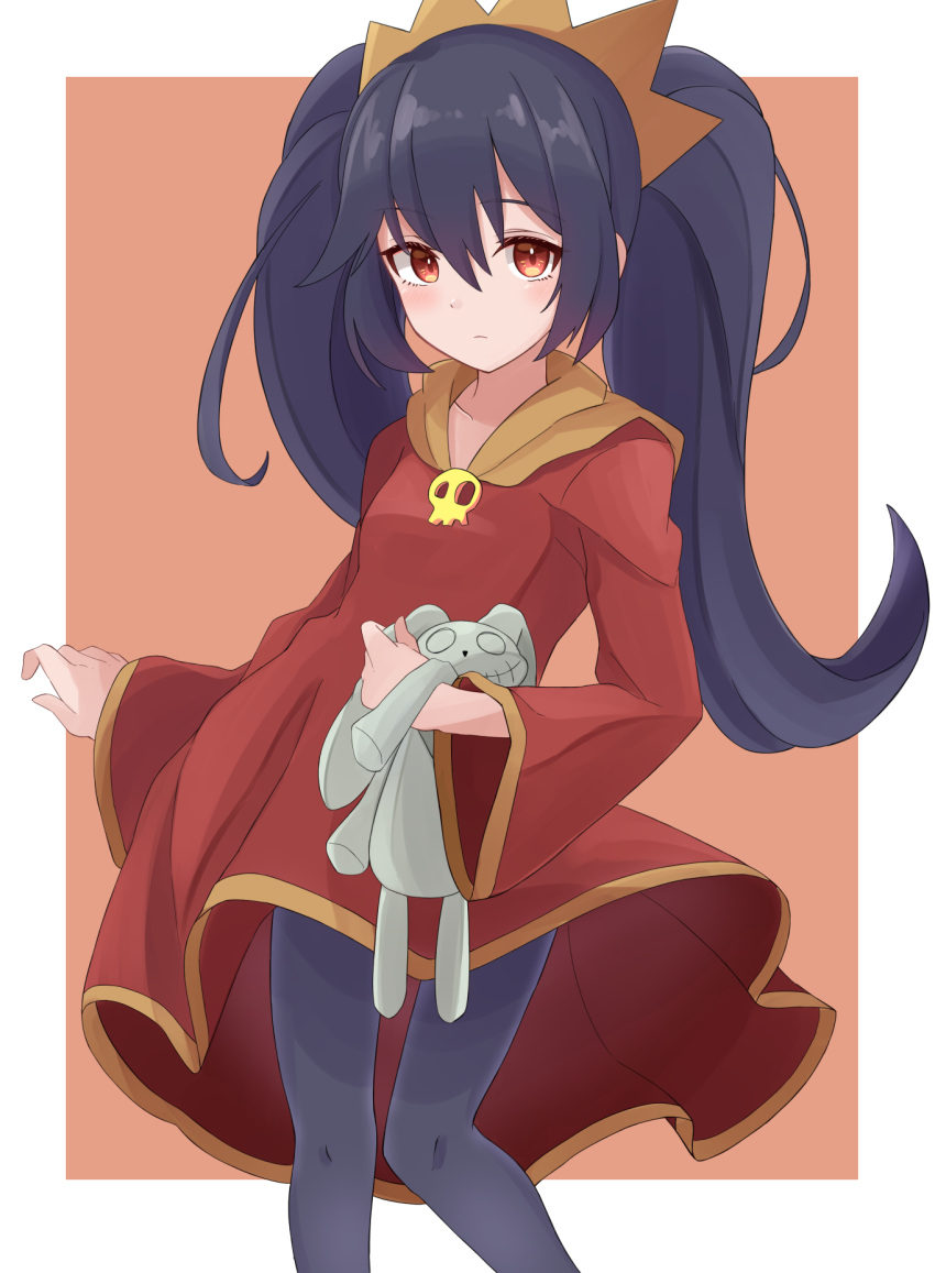 1girl, ashley_(warioware), bangs, black_hair, closed_mouth, dress, eyebrows_visible_through_hair, hair_between_eyes