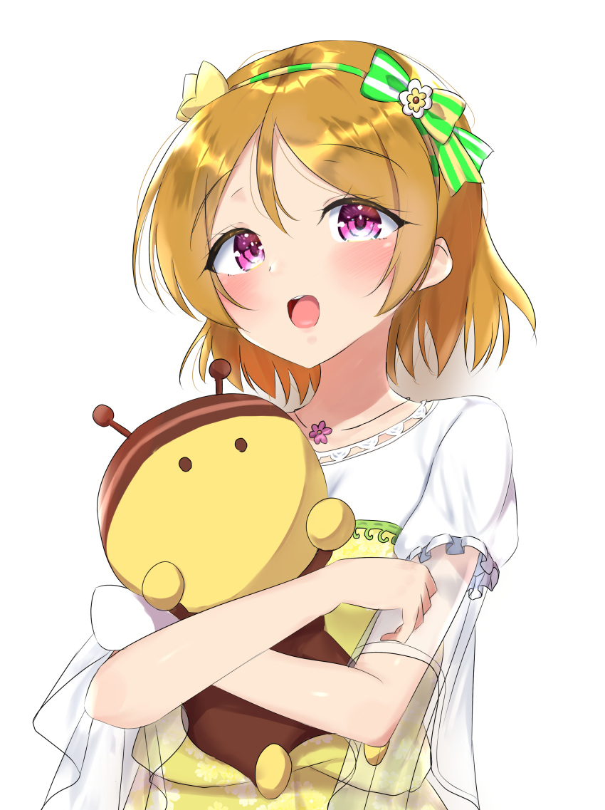 1girl, absurdres, bangs, blush, bow, commentary_request, dress, eyebrows_visible_through_hair