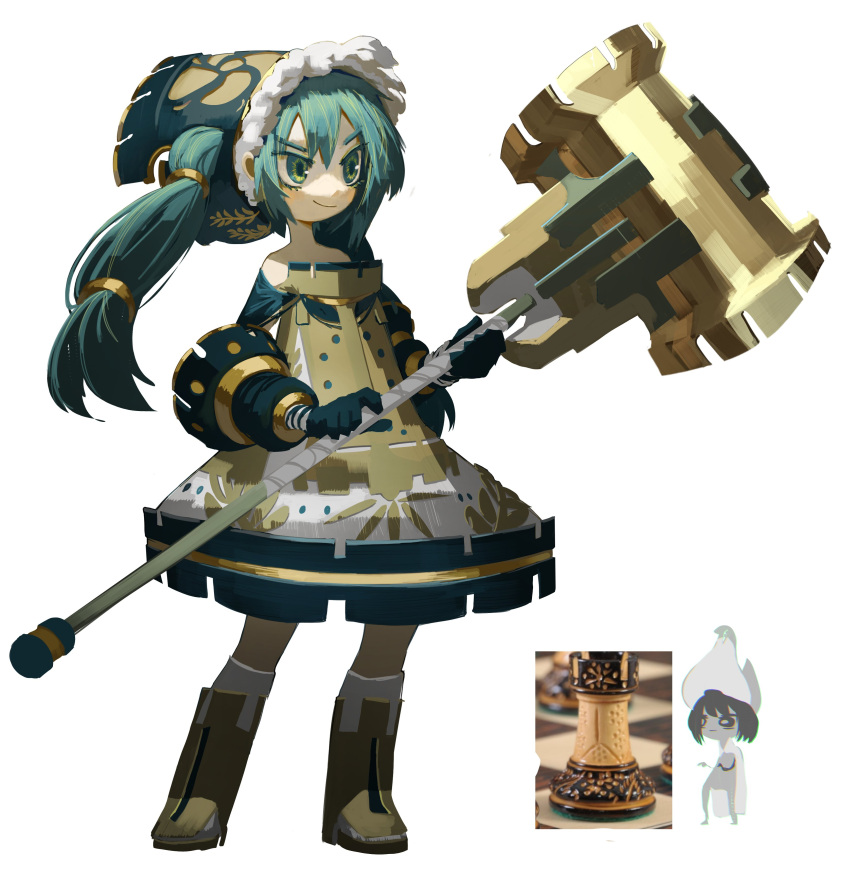 1girl, :|, absurdres, aqua_eyes, aqua_hair, bangs, bare_shoulders, black_eyes