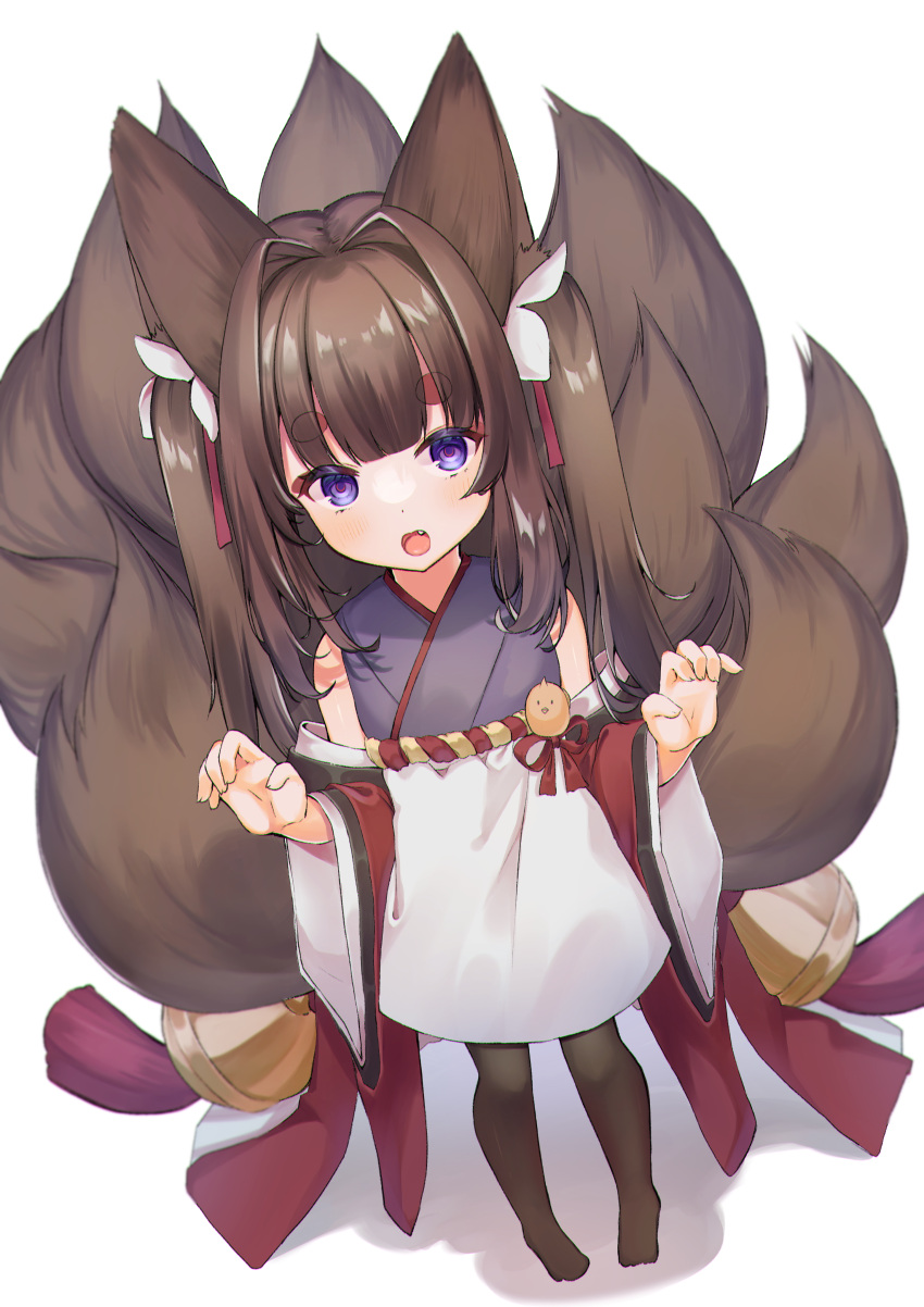 1girl, :o, absurdres, amagi-chan_(azur_lane), animal_ears, azur_lane, bangs, blunt_bangs