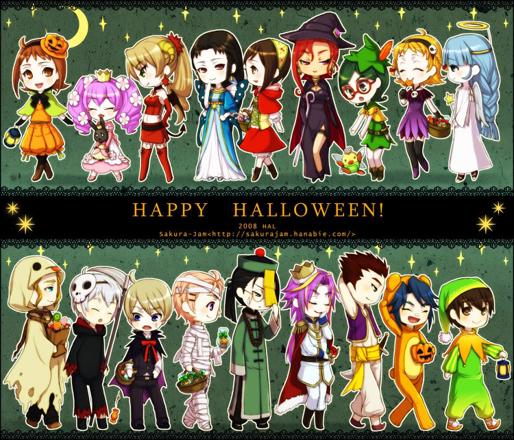 angela_(harvest_moon), anissa_(harvest_moon), basket, butterfly_wings, calvin_(harvest_moon), candace_(harvest_moon), chase_(harvest_moon), demon