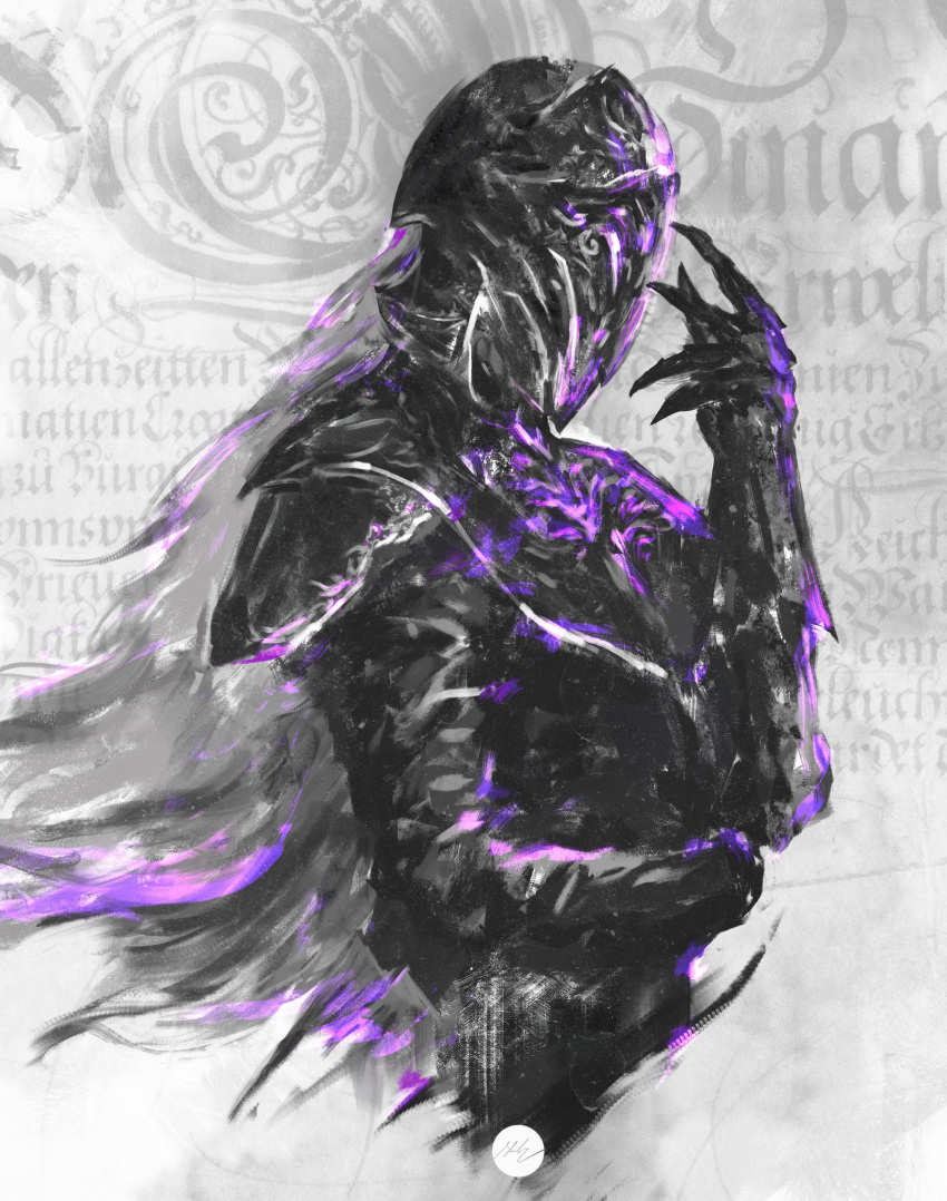 1girl, armor, breastplate, commentary, dark_souls_iii, english_commentary, full_armor, gauntlets