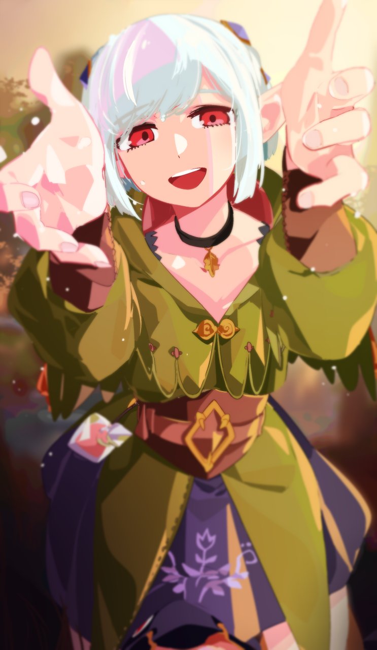 1girl, ena_(monster_hunter), fewer_digits, highres, jewelry, kuroi_moyamoya, monster_hunter_(series), monster_hunter_stories_2