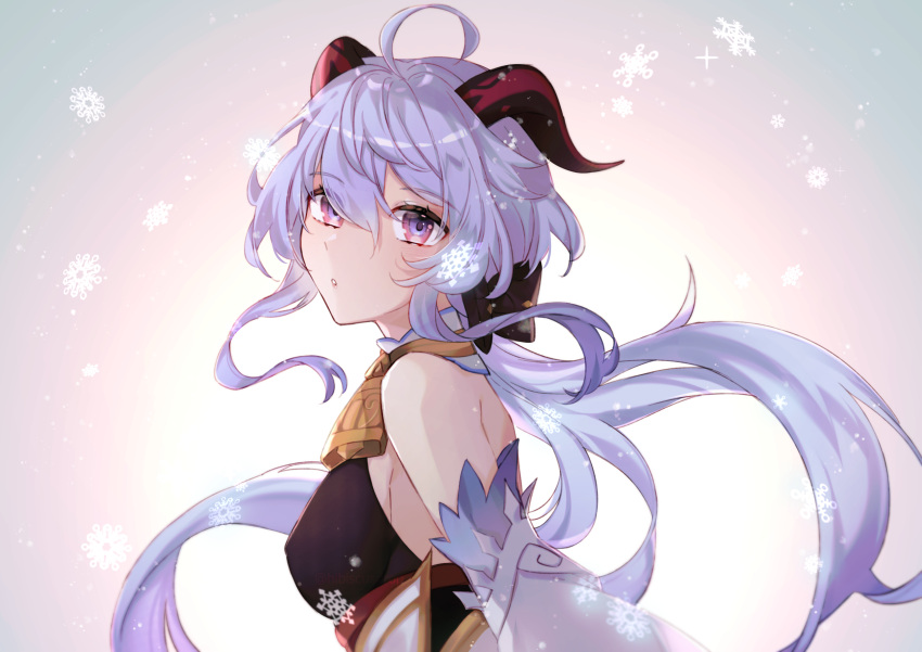 1girl, ahoge, bangs, bell, black_bodysuit, blue_hair, bodysuit, bow
