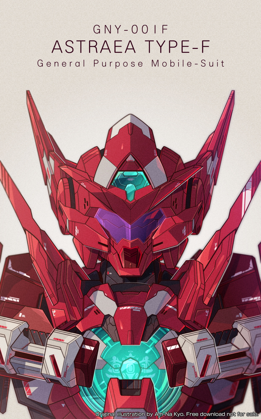 absurdres, artist_name, azzalea, character_name, english_commentary, gradient, gradient_background, gundam