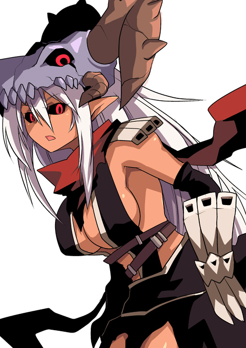 1girl, armor, assassin_cross_(ragnarok_online), bangs, black_cape, black_gloves, black_leotard, black_sclera