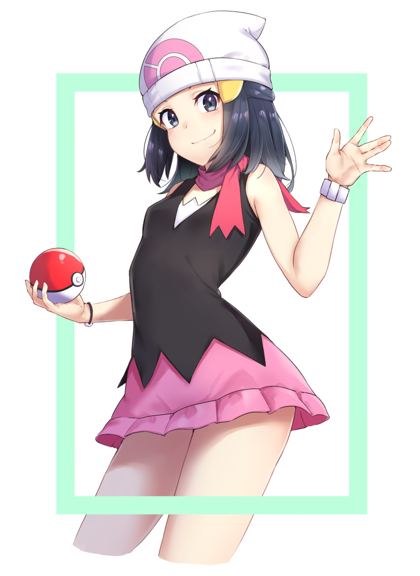 1girl, absurdres, black_eyes, black_hair, black_shirt, bracelet, closed_mouth, cowboy_shot