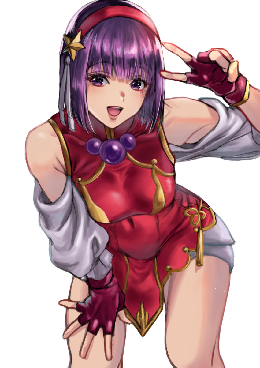 1girl, absurdres, asamiya_athena, beniazumaru, breasts, china_dress, chinese_clothes, cowboy_shot