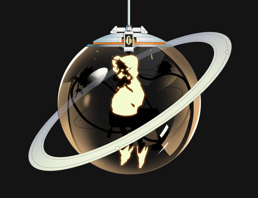 1girl, absurdres, bag, black_background, black_skin, black_skirt, colored_skin, commentary_request