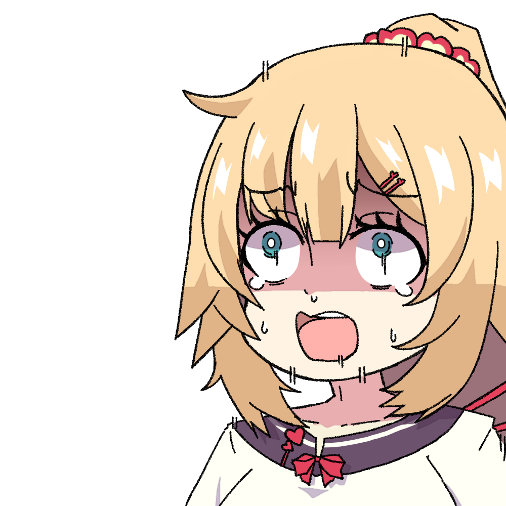 1girl, akai_haato, aqua_eyes, bangs, blonde_hair, collarbone, eyebrows_visible_through_hair, eyelashes